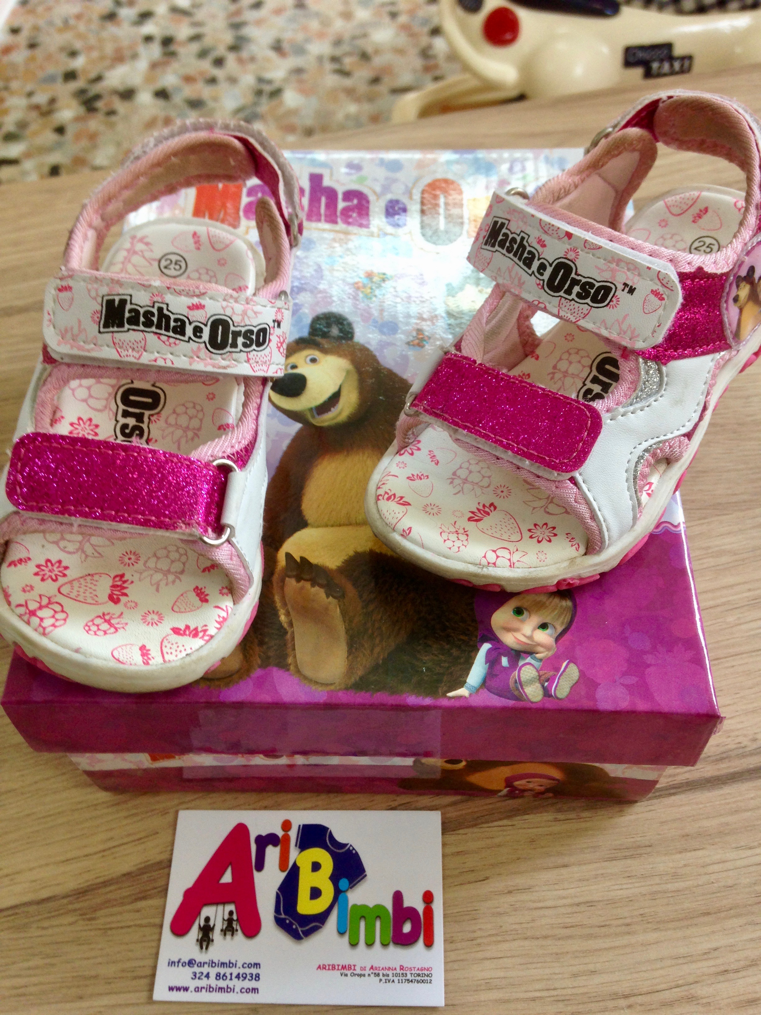 Sandali bambina on sale masha e orso
