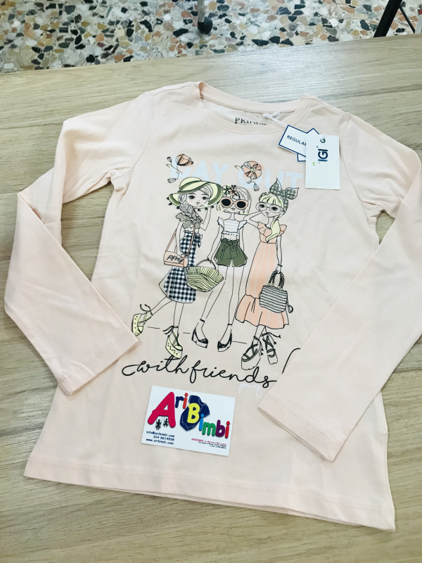 MAGLIETTA PRIMIGI 7 ANNI, MANICHE LUNGHE, NUOVO MAGLIETTA PRIMIGI 7 ANNI, MANICHE LUNGHE, NUOVO