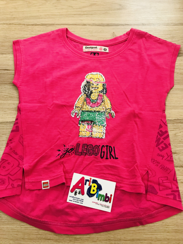 MAGLIETTA DESIGUAL LEGO 3-4 ANNI