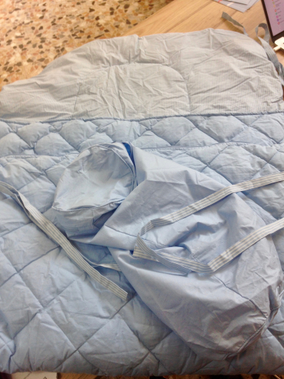 PIUMINO DANESI - BABY NIGHT SLEEPING BAG IN Piumino di sottocollo d oca e rivestimento in 100 per cento cotone Cambric