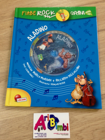 ALADINO - FIABE ROCK CON CD - NUOVO