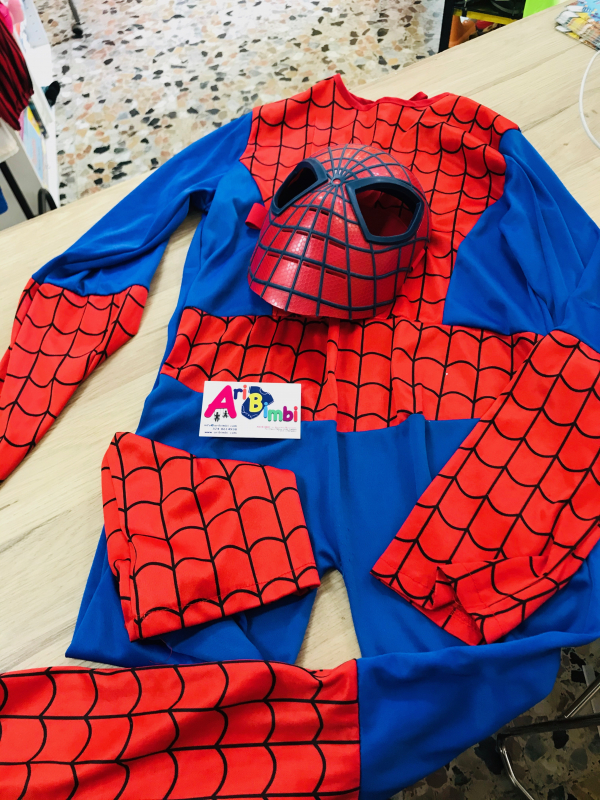 COSTUME SPIDERMAN 10-12 ANNI