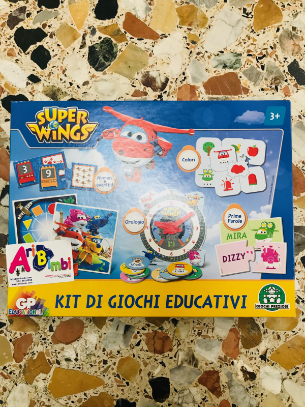 SUPER WINGS, KIT GIOCHI EDUCATIVI