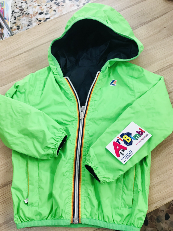 KWAY K-WAY JACQUES PLUS DOUBLE FLUO 4 ANNI