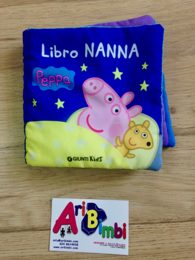 LIBRO STOFFA PEPPA PIG - LIBRO NANNA