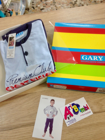 PIGIAMA GARY 6 ANNI MASCHIO - NUOVO PIGIAMA GARY 6 ANNI MASCHIO - NUOVO
