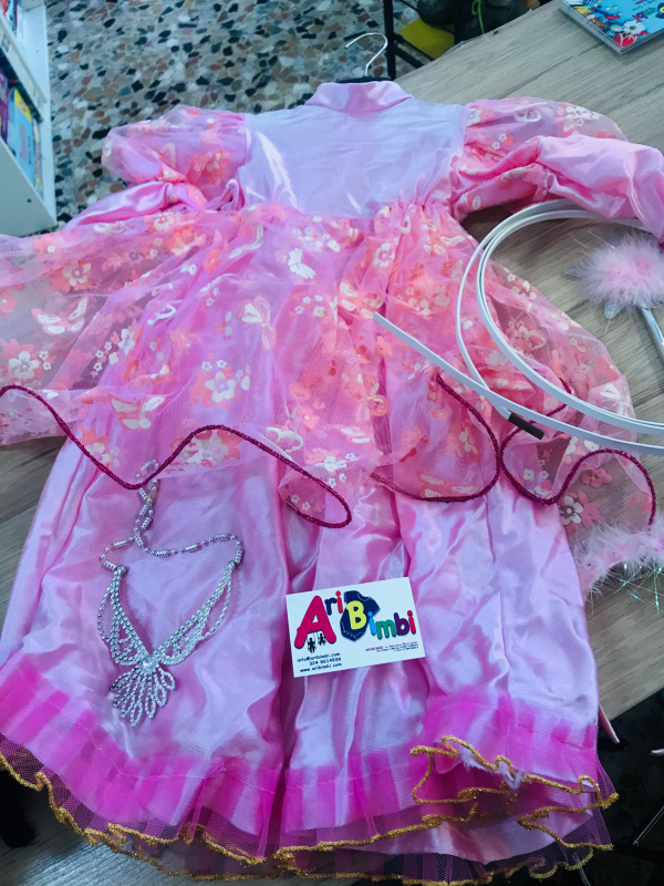 COSTUME PRINCIPESSA CON ACCESSORI 3-4 ANNI