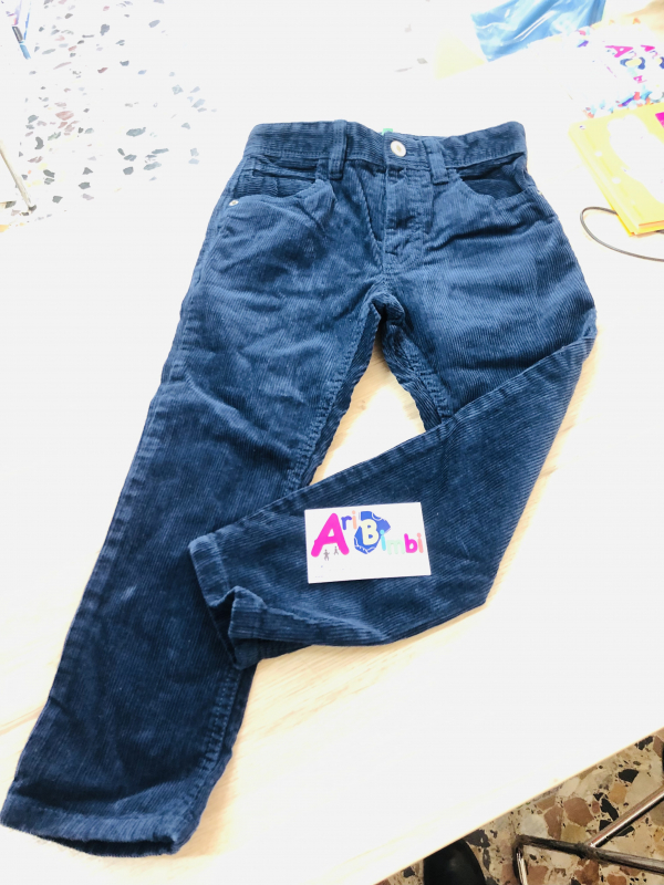 PANTALONI VELLUTO BENETTON 4-5 ANNI