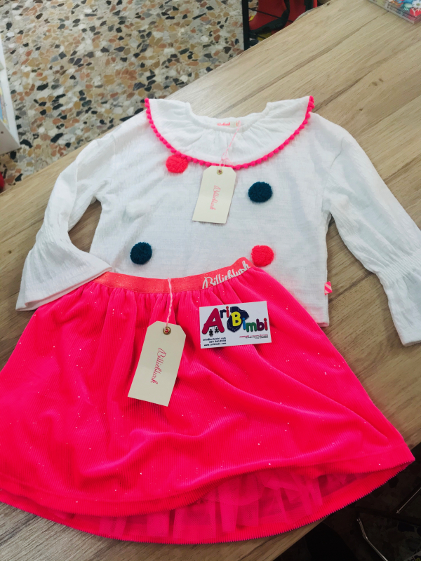 COMPLETO MAGLIA E GONNA BILLIEBLUSH 5 ANNI - NUOVO