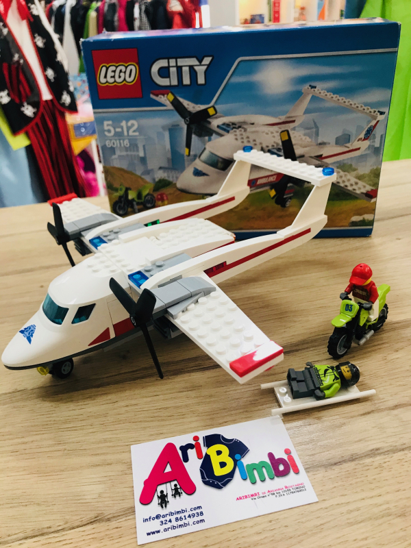 LEGO CITY 60116 AEREO AMBULANZA