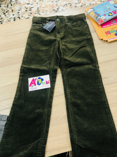 PANTALONI POLO RALPH LAUREN VELLUTO 4 ANNI - NUOVI