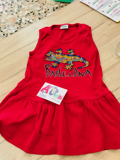 VESTITO BARCELLONA 4 ANNI