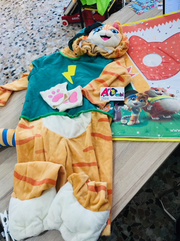 COSTUME 44 GATTI 4-5 ANNI 98 cm