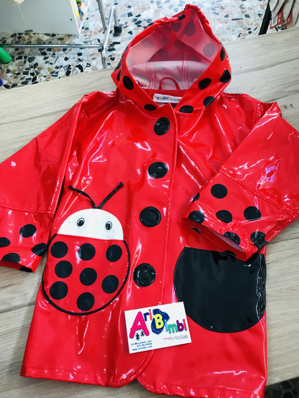 IMPERMEABILE COCCINELLA KIDORABLE 2 ANNI 80-86 cm