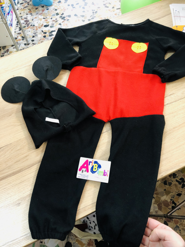 COSTUME TOPOLINO 3-4 ANNI FELPATO, CARNEVALE, TRAVESTIMENTI