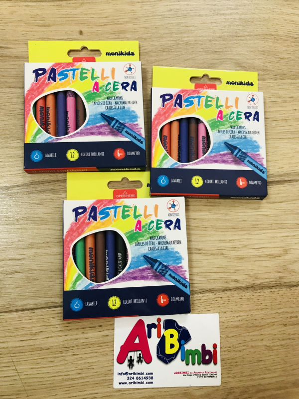 PASTELLI A CERA MONOKIDS, NUOVO PASTELLI A CERA MONOKIDS, NUOVO