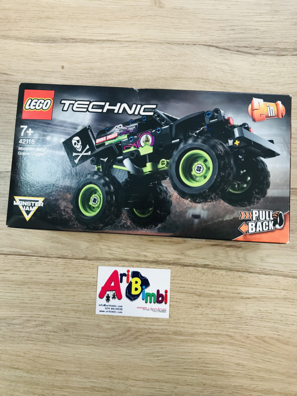 LEGO TECHNIC 42118, Monster Jam Grave Digger, NUOVO LEGO TECHNIC 42118, Monster Jam Grave Digger, NUOVO