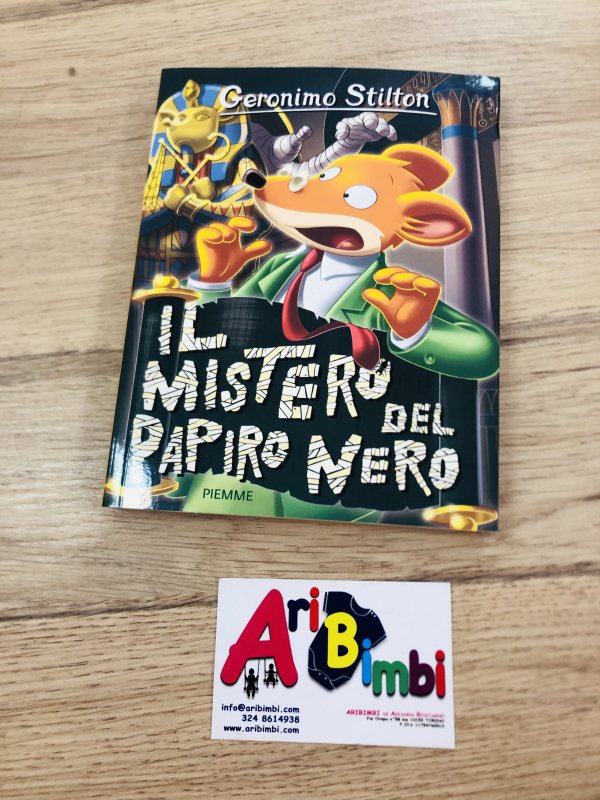 GERONIMO STILTON, IL MISTERO DEL PAPIRO NERO
