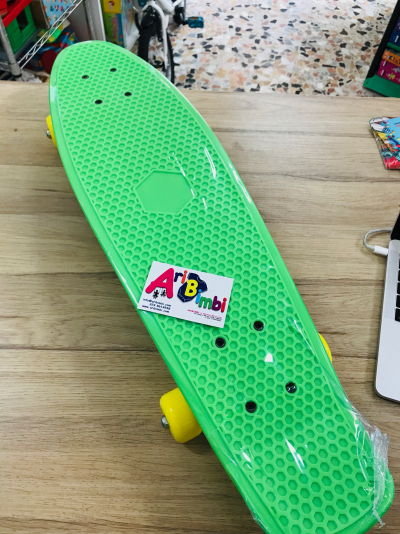 SKATEBOARD FULMINE VERDE LEGLER