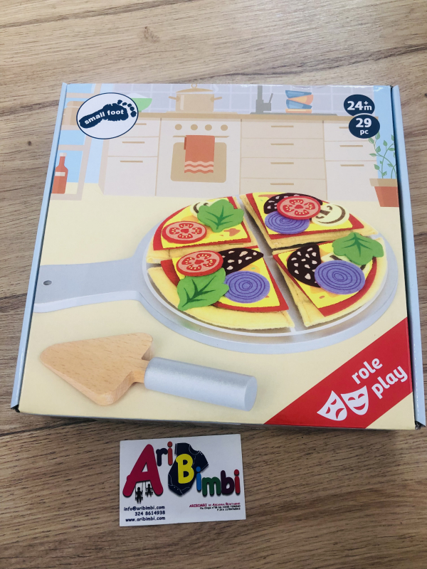 SET PIZZA IN STOFFA, LEGLER SMALL FOOT, da 24 mesi