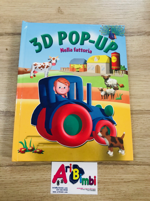 3D POP-UP NELLA FATTORIA, YOYO BOOKS, NUOVO
