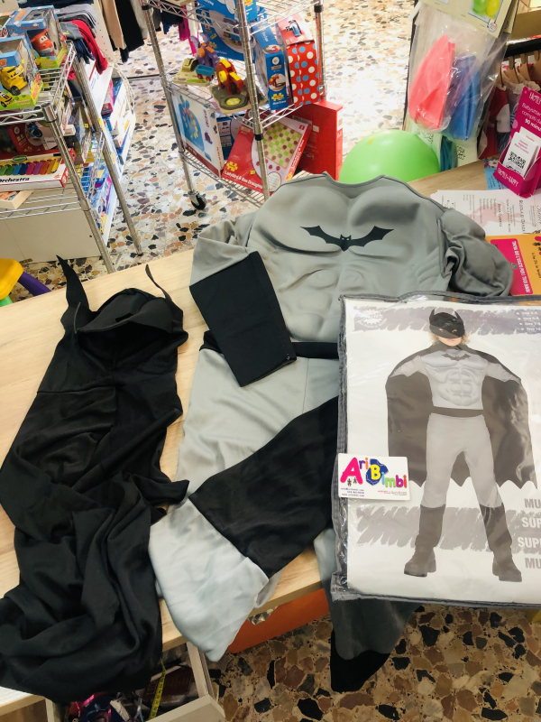 COSTUME BATMAN, 10-12 ANNI, NUOVO