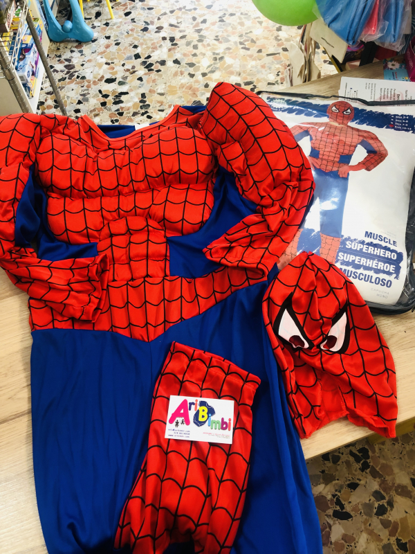 COSTUME SPIDERMAN, 10-12 ANNI, NUOVO