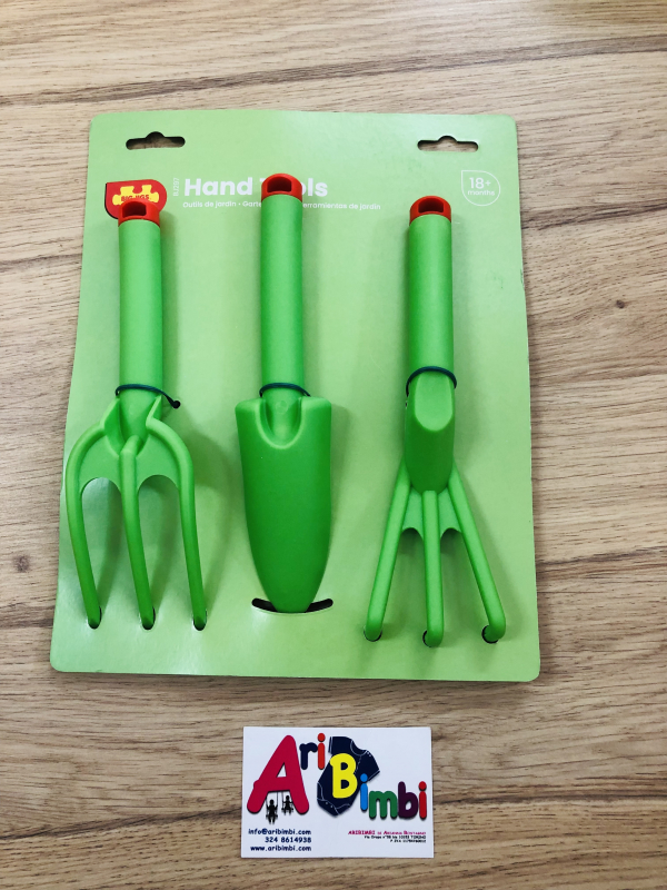 ATTREZZI GIARDINAGGIO IN PLASTICA DA 18 mesi, BIGJIGS TOYS