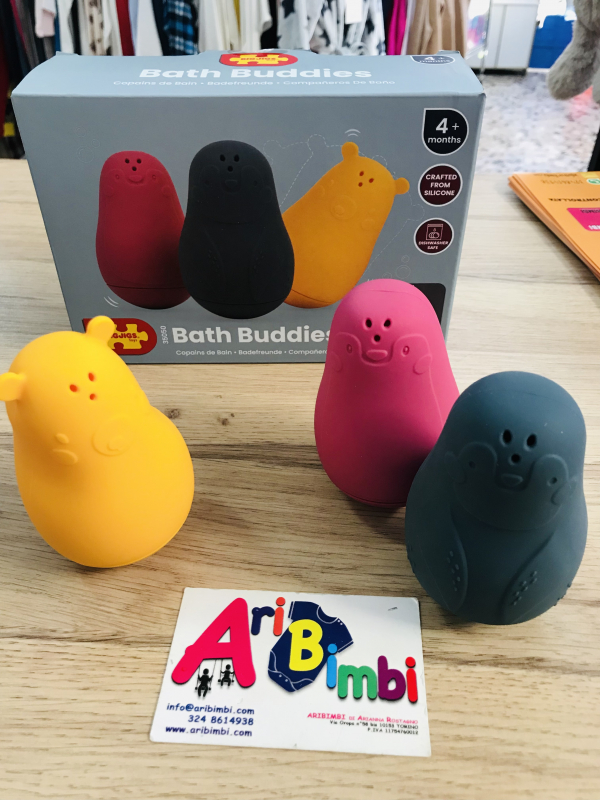 BATH BUDDIES, GIOCATOLI BAGNETTO DA 4 mesi, BIGJIGS TOYS
