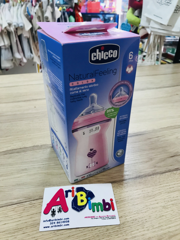BIBERON NATURAL FEELING CHICCO, NUOVO BIBERON NATURAL FEELING CHICCO, NUOVO