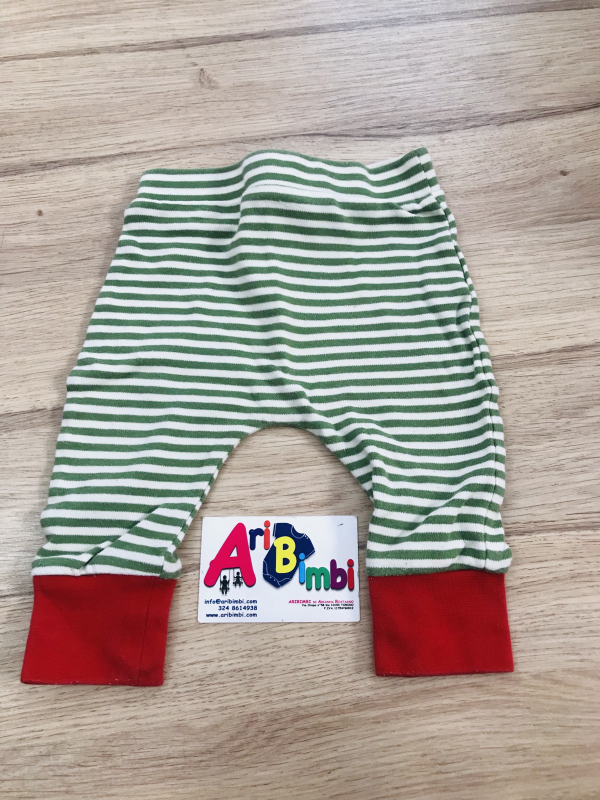 PANTALONI LITTLE GREEN RADICALS 3-6 mesi