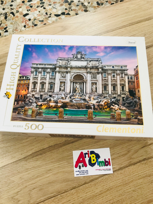 PUZZLE FONTANA DI TREVI, 500 PEZZI - NUOVO PUZZLE FONTANA DI TREVI, 500 PEZZI - NUOVO