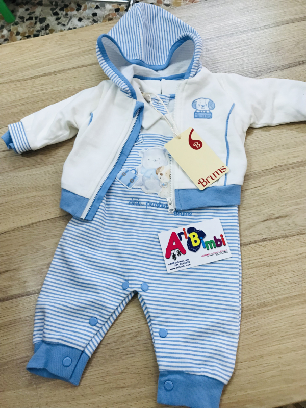 COMPLETO BRUMS TUTINA E FELPA 1 mesi, NUOVO COMPLETO BRUMS TUTINA E FELPA 1 mesi, NUOVO