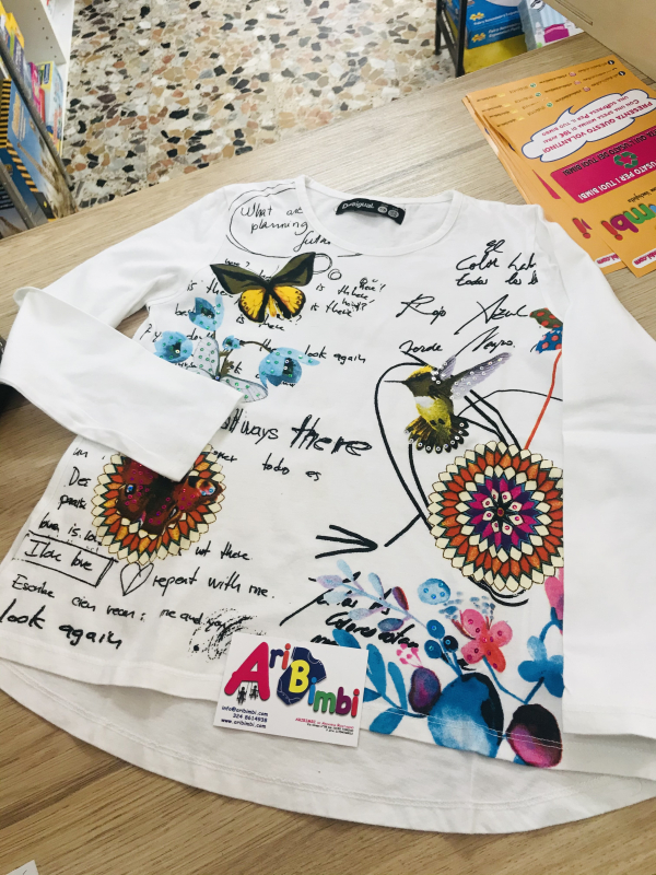 MAGLIETTA DESIGUAL 7-8 ANNI, MANICA LUNGA