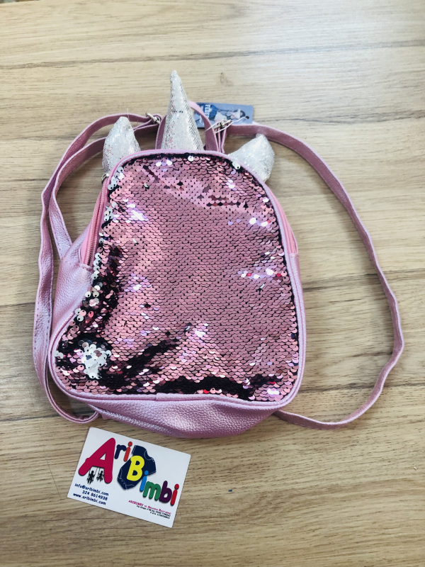 ZAINO UNICORNO CON PAILLETTES, NUOVO ZAINO UNICORNO CON PAILLETTES, NUOVO