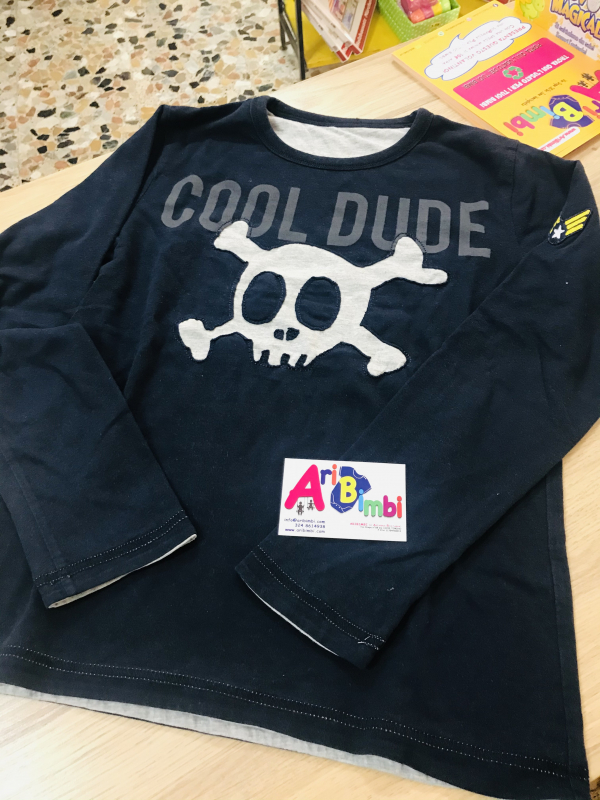 MAGLIETTA COOL DUDE REVERSIBILE 10-12 ANNI, maniche lunghe