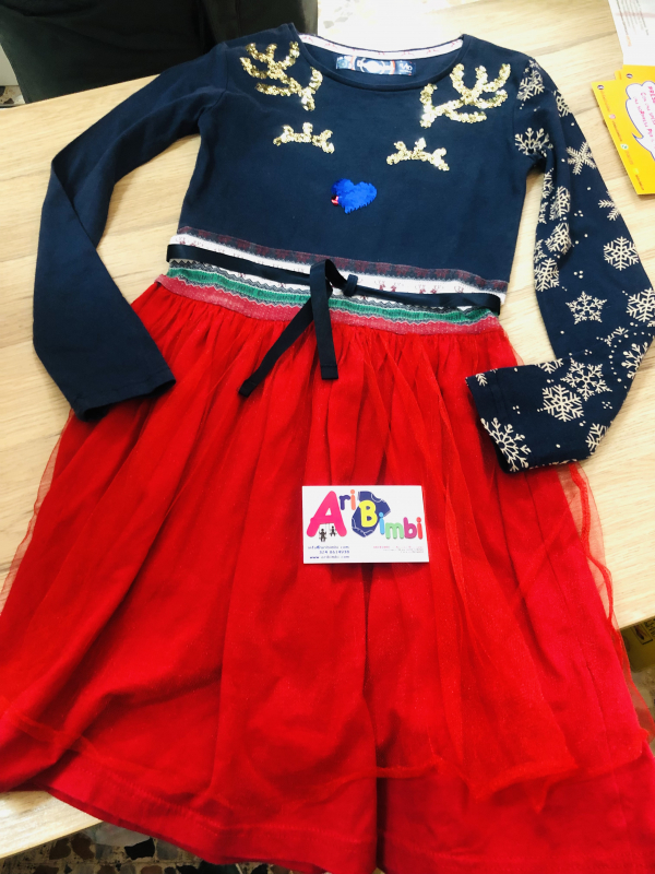 ABITO DESIGUAL 9-10 ANNI