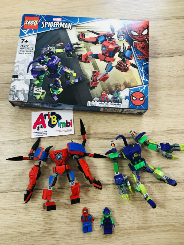 LEGO 76219, LOTTA FRA SPIDERMAN E GOBLIN