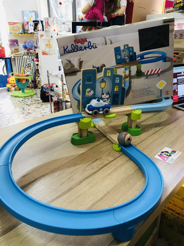 PISTA HABA KULLERBU IN LEGNO POLIZIA DA 2 A 8 ANNI