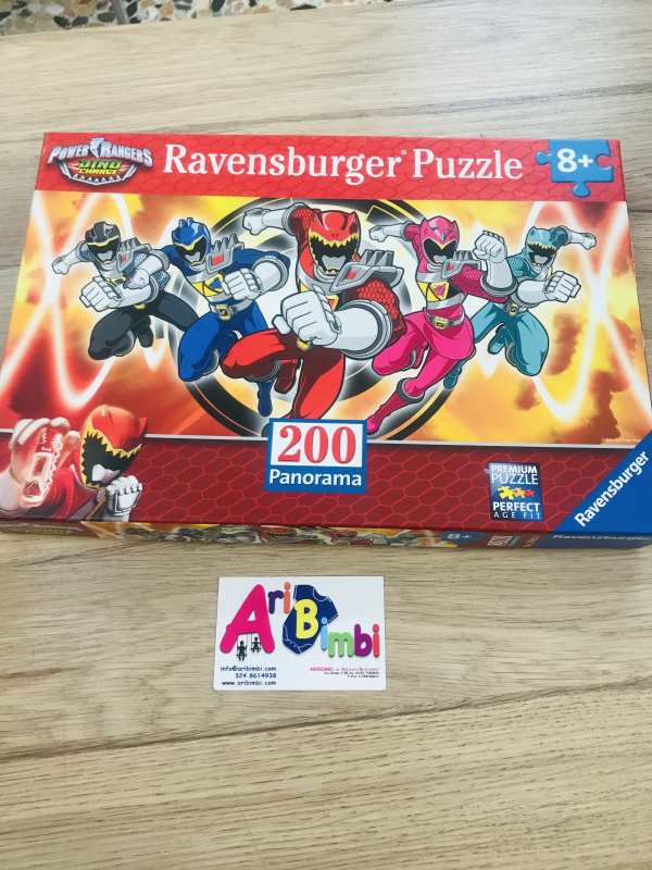 PUZZLE POWER RANGERS 8 ANNI - 200 PEZZI