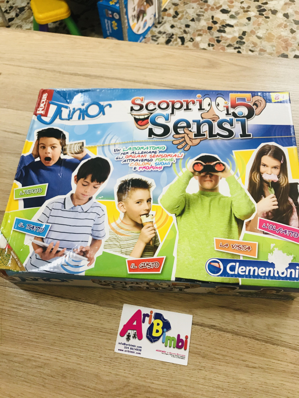 SCOPRI I 5 SENSI, FOCUS JUNIOR, CLEMENTONI, PARI AL NUOVO