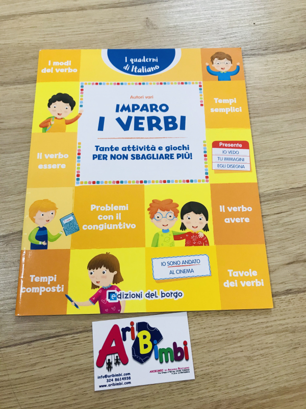 IMPARO I VERBI, EDIZIONE DEL BORGO, NUOVO IMPARO I VERBI, EDIZIONE DEL BORGO, NUOVO