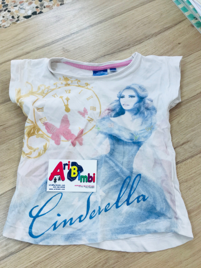 MAGLIETTA CINDERELLA DISNEY 4 ANNI