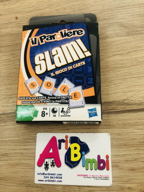 SLAM! IL PAROLIERE, GIOCO DI CARTE, HASBRO