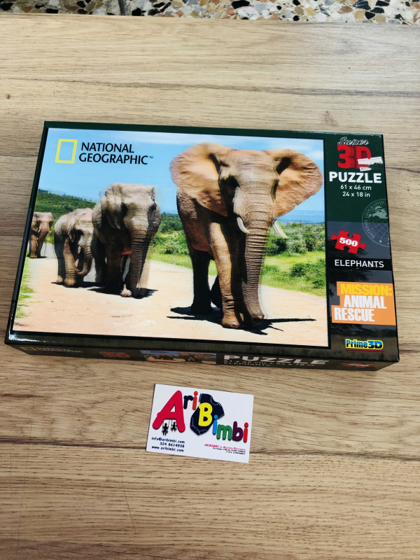 PUZZLE NATIONAL GEOGRAPHIC 3D 500 pz