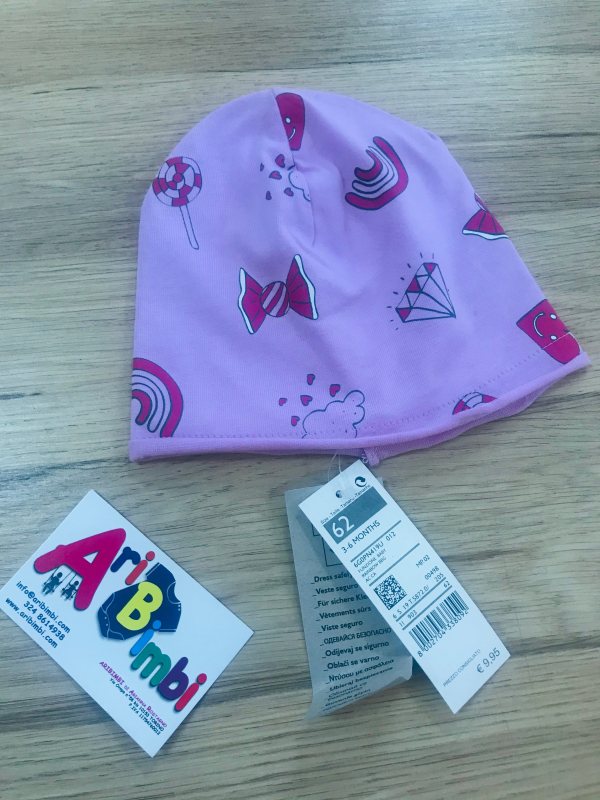 CAPPELLO BENETTON 3-6 mesi TG 62, NUOVO