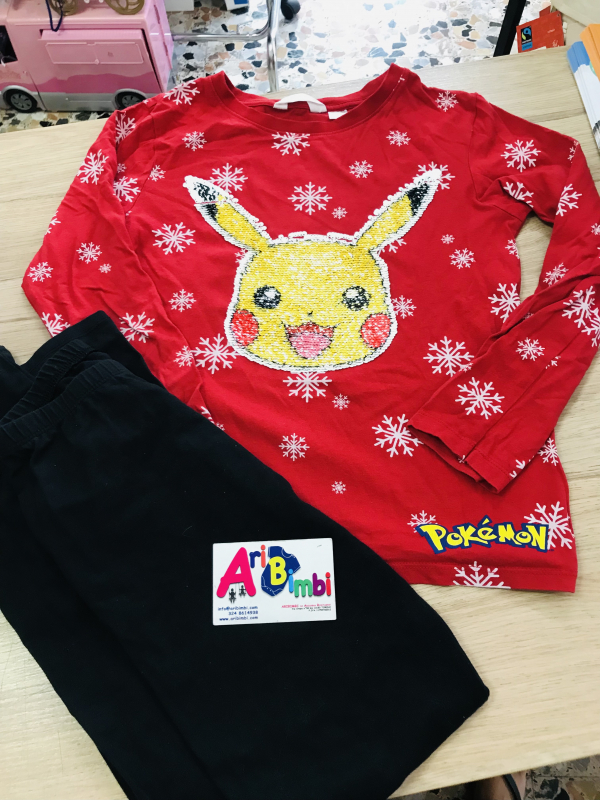 PIGIAMA POKEMON 8-10 ANNI