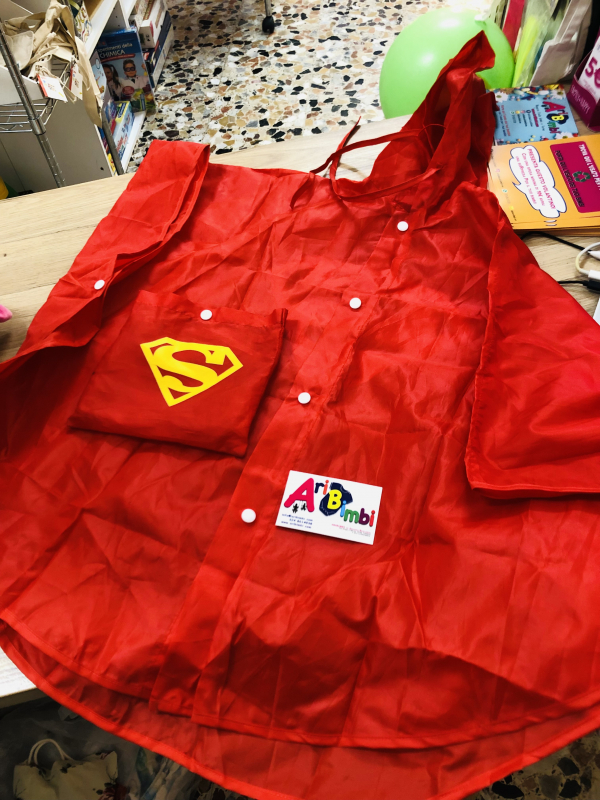 MANTELLINA SUPERMAN 4-5 ANNI