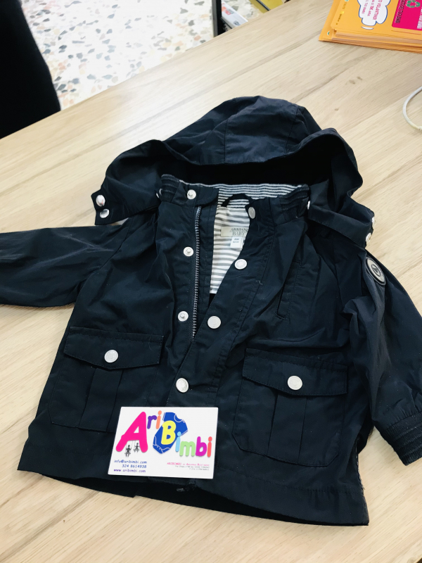 ARMANI BABY GIACCA LEGGERA 6 mesi