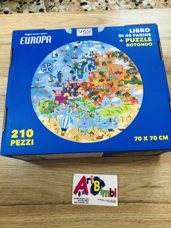 PUZZLE SASSI SCIENZA, EUROPA, 210 PZ